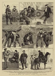 Die Krise in Ägypten, der türkische Kavass auf einer Seereise